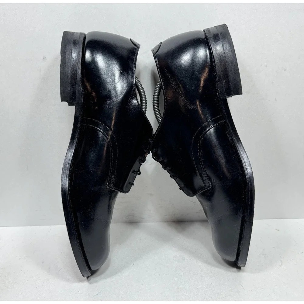 Vintage 1983 Thurmont Black Military Dress‎ Oxford Shoes Men's Size 10.5 XW